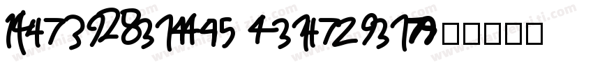 Numbers Deuce字体转换